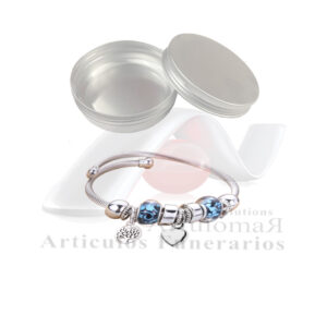 PULSERA CORAZONES AZUL