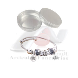 PULSERA HOJA GREY